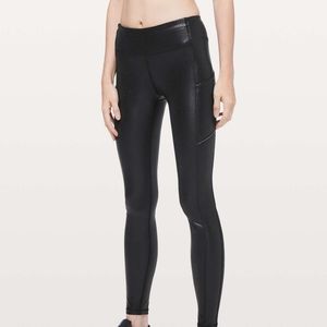 Lululemon Metallic Speed Up Tight 28" size 8